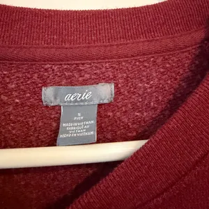 Aerie Bell Sleeve Maroon Sweatshirt | small thumbnail 3