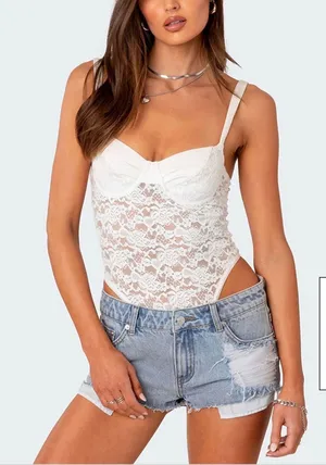 Edikted Bodysuit Lace thumbnail 1