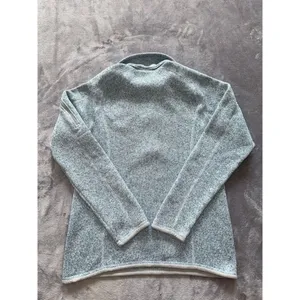 Patagonia‎ Women's Better Sweater Blue Heather 1/4 Zip Up Size M thumbnail 9