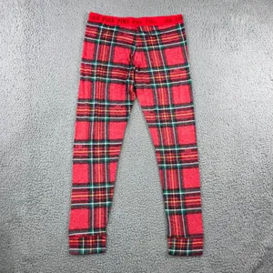 PINK Victoria's‎ Secret Plaid Pajama Set Women Large Top and Pants Christmas thumbnail 5