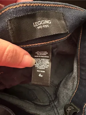 Express Women's Dark Indigo Skinny Jeans thumbnail 4