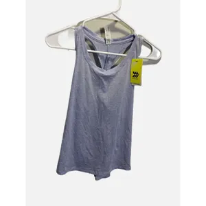 All in Motion Tank Top Women‎ XS Purple Racerback Twist Back Activewear Yoga Gym thumbnail 2
