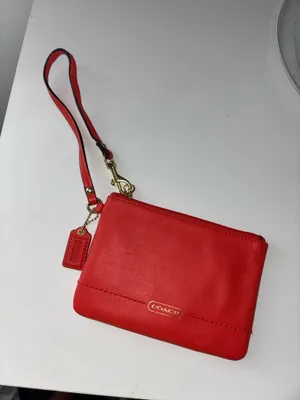 Coach Leather Wristlet thumbnail 1