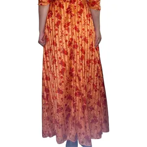 ASOS Orange floral maxi dress. thumbnail 3