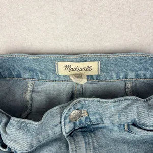 Madewell Emmett Wide-Leg Jeans Women's 25 Blue Light Wash Ankle Crop Normcore thumbnail 3