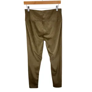 Soft Surroundings Brown Camel Faux Suede Lightweight Ankle Fit Leggings Size S‎ thumbnail 3