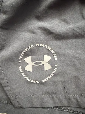 Women’s Under Armour Black Highwaisted Running Shorts thumbnail 2