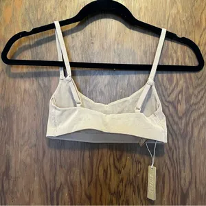 NWT‎ Skims Fits Everybody Sheer Scoop Bralette Ochre XXS thumbnail 2