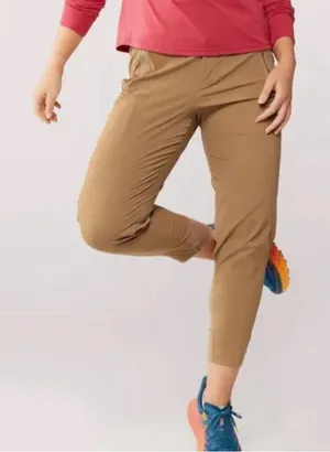 Athleta Trekkie‎ North Big Sur Brown Jogger Rip Stop Outdoor Activewear Pants thumbnail 1
