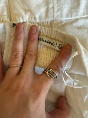 Abercrombie & Fitch White Linen Mini Dress thumbnail 4