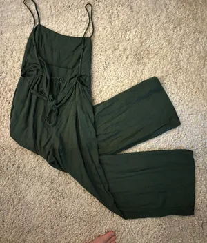 Francesca's Mi Ami Linen Jumpsuit thumbnail 4