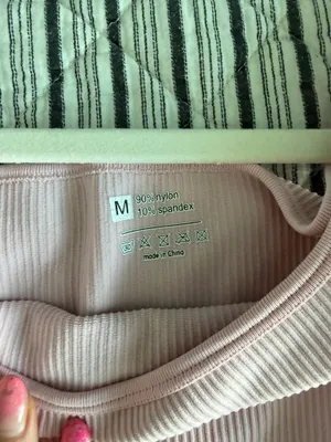 Amazon Pink athletic romper thumbnail 2