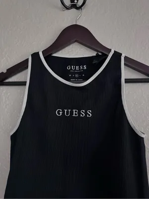 Guess • Bodysuit • Medium • Black White • Sleeveless thumbnail 4