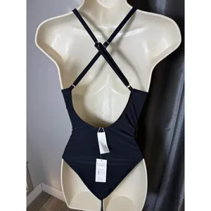 CUPSHE Women X-Small Swimsuit 1-Piece Bathing Suit‎ Deep V Neck Crisscross thumbnail 8