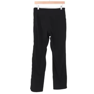 Jockey Pants Womens L JL0899 Activewear Black Crossover Waist Pocket Excellent thumbnail 4