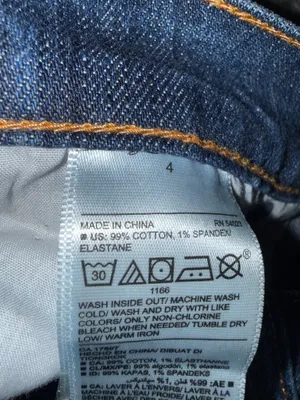 Old Navy Boyfriend Blue Denim Jeans Size 4 thumbnail 4