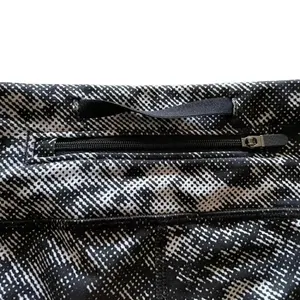 Black & White Abstract Skinny High Waist Womens Yoga Athletic Pants Sz S thumbnail 4
