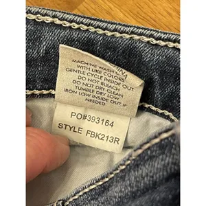 BKE Jeans Payton Straight Medium Wash Denim 27” The Buckle Low Rise 29.5”inseam thumbnail 5