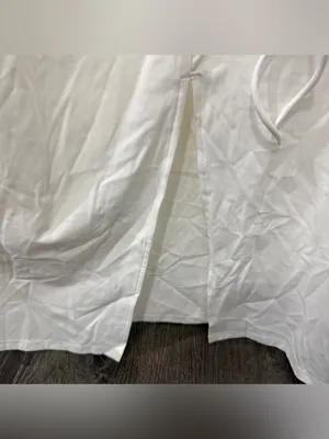 Halara White Lace Up Maxi Dress thumbnail 5
