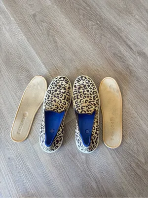 Rothys Leopard Print 'Camo Cat' Slip On Sneakers Animal Print Sz 8 thumbnail 7