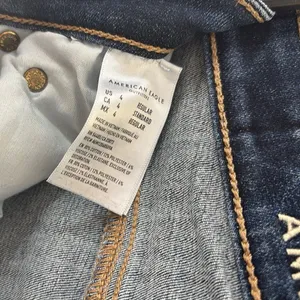American Eagle Outfitters Super High Waisted Split Hem Flare & Wide Leg Jeans thumbnail 13