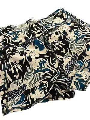 New Free People Movement Never Better Printed Shorts Fish floral large running thumbnail 4