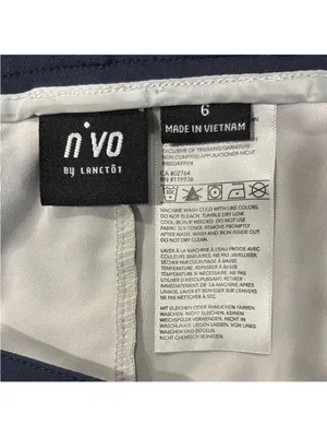 Women’s Navy Performance Skort with Zip Pockets Blue Size 6 thumbnail 2