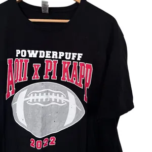 Gildan 💥 AOII x PI KAPP Powderpuff Football 2022 Crewneck Top thumbnail 1