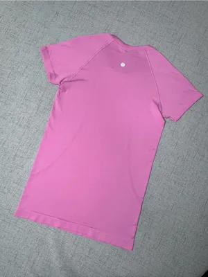 Lululemon Swiftly Tech Short Sleeve Shirt 2.0 Pink Blossom Size 6 thumbnail 9