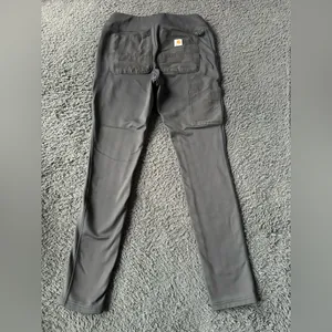 Carhartt Women's Force Fitted Heavyweight Lined Leggings, Oyster Gray - S thumbnail 7