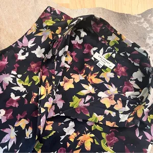 EQUIPMENT Femme Tira Sleeveless Floral Print Silk Dress‎ Asymmetrical Hem Size S thumbnail 8