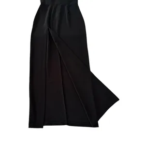 Amanda Uprichard Cherri Gown Black Strapless Maxi Dress Slit Revolve Large thumbnail 4
