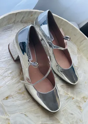 Steve Madden Hawke Patent Slip On Mary Jane Heels by thumbnail 6