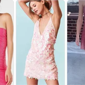NWT Motel Pink Mermaid Scale Dress thumbnail 7