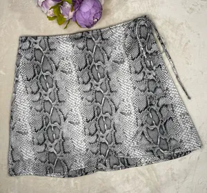 Altard State Black and White Snake Print Skirt thumbnail 1