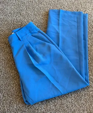 Gianni Bini tailored wide-leg trousers vibrant cornflower blue Business Casual 6 thumbnail 1