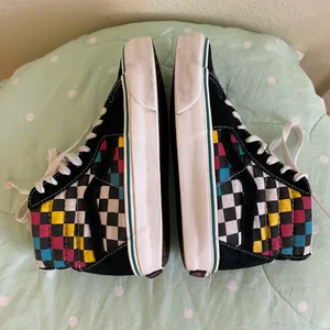 Vans Sk8-Hi Checkered Sneakers Womens size 5.5/ Men’s size 4 thumbnail 3