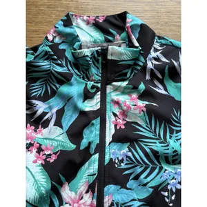 Tommy Bahama Golf Performance Floral Quarter Zip Shirt Stretch Women Size Small thumbnail 8