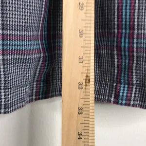 Vintage roxy plaid flannel fall‎ Y2K trench coat size small cute thumbnail 7