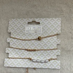 D Bello 3 bracelet set Gold thumbnail 3