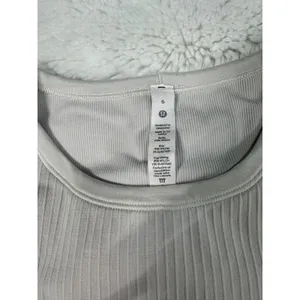 lululemon Ebb to Street Long Sleeve Top | White Opal | Size 6 thumbnail 3