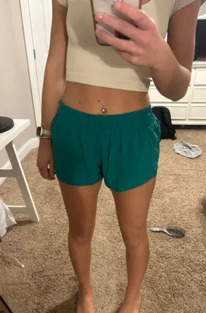 Aerie Green Shorts thumbnail 1