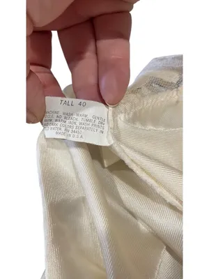 Lorraine Vintage Slip Dress Cream Size 40(L) Coquette Retro Romantic Y2K Summer thumbnail 4