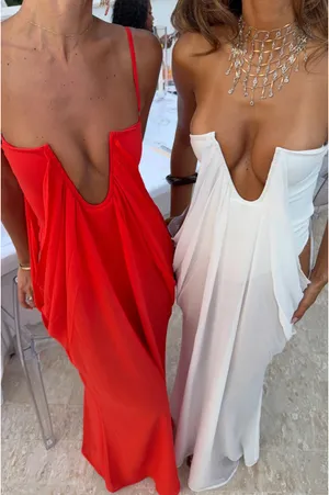 White Fox Maxi Boutique Dress thumbnail 2