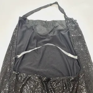 Superdown Caity Drape Dress in Black thumbnail 9