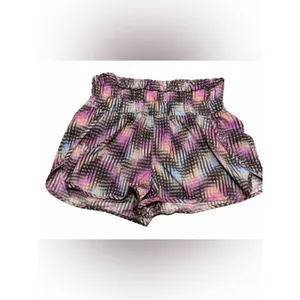FP Free People Movement Printed Athletic Shorts Size large High Rise Flowy thumbnail 2