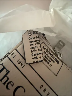 NEW Coach Newsprint Heritage Bundle Nolita 19 + Large Corner Zip Wristlet NWT thumbnail 7
