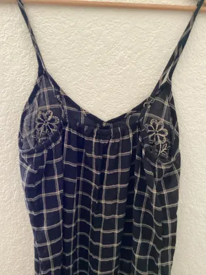 World Market Cotton Embroidered Wide leg Jumpsuit thumbnail 6