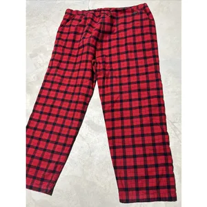 Filson Men's Red & Black Plaid Lounge Pajama Pants 2XL Cotton Blend Heavy Thick thumbnail 10
