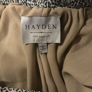 Hayden Los Angeles Women Chiffon Cheetah Skirt Fully Lined Sz L thumbnail 4